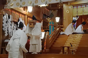 試楽祭 献餞