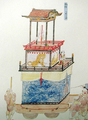 絵巻の屋台