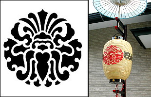 台紋と提灯