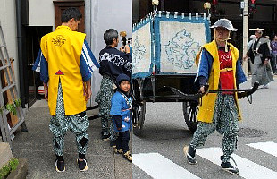 屋台曳きの装束