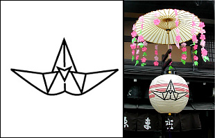 台紋と提灯